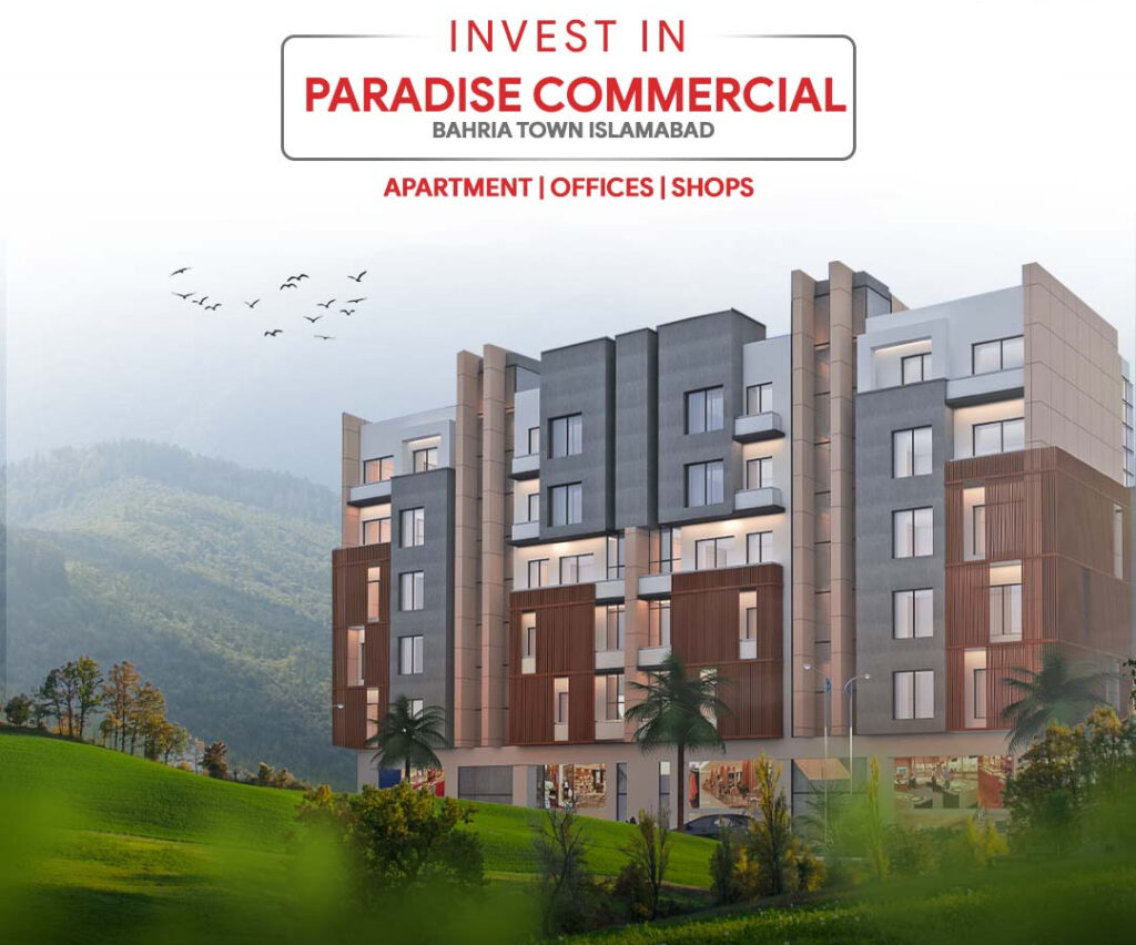 Invest in Paradise Commercial Bahria Town Islamabad